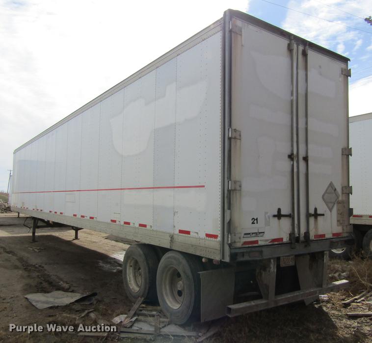 image for item DE6678 2000 Fruehauf dry van trailer