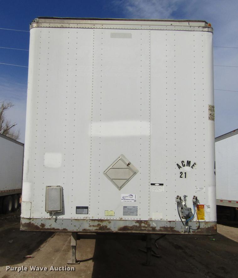 image for item DE6678 2000 Fruehauf dry van trailer