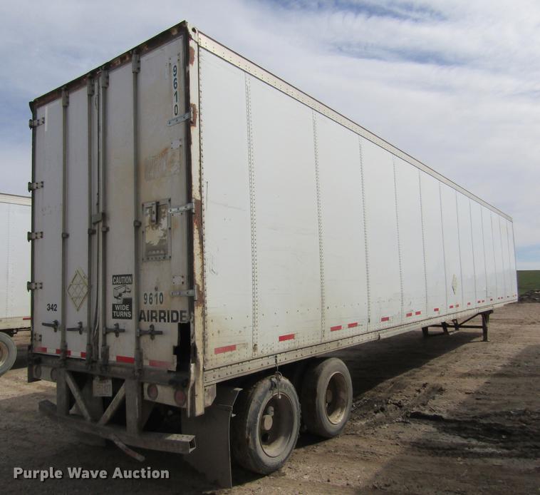 image for item DE6679 1999 Wabash dry van trailer