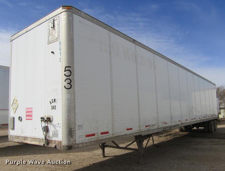 image for item DE6679 1999 Wabash dry van trailer