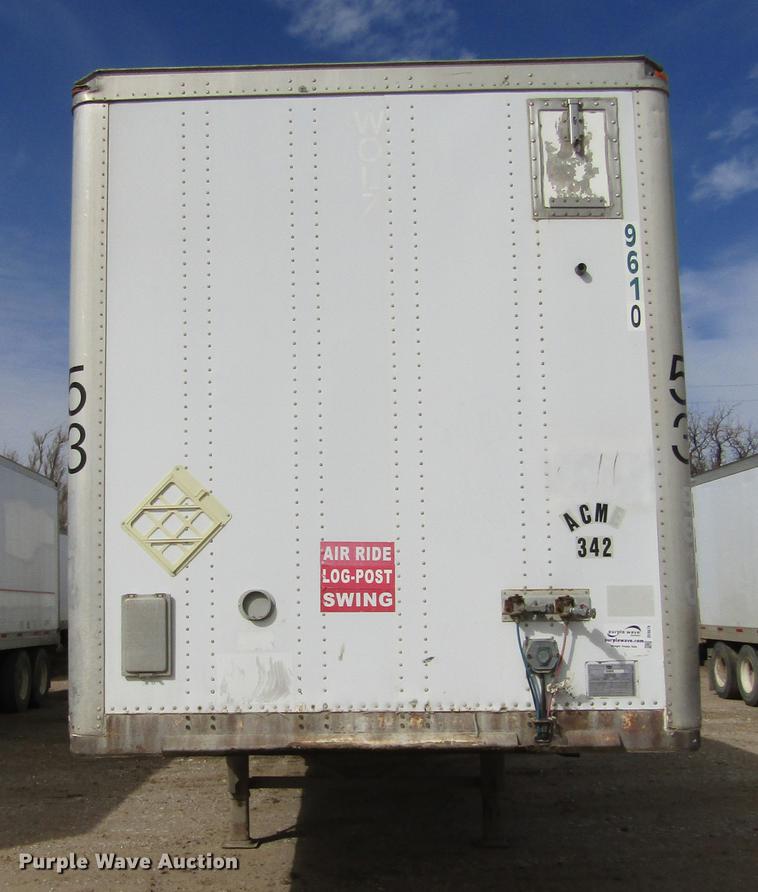 image for item DE6679 1999 Wabash dry van trailer