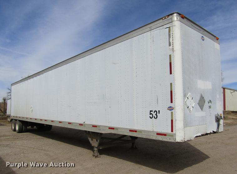 image for item DE6681 1998 Utility dry van trailer