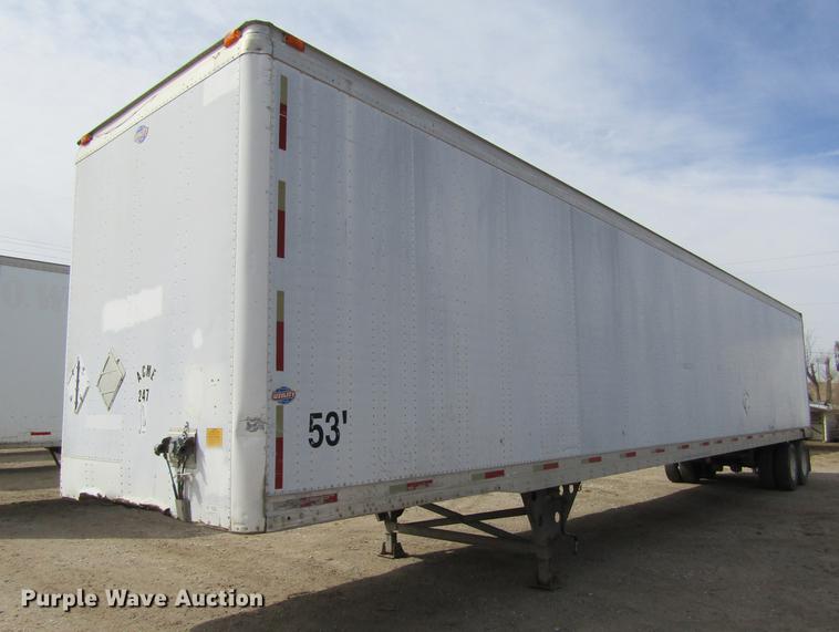 image for item DE6681 1998 Utility dry van trailer