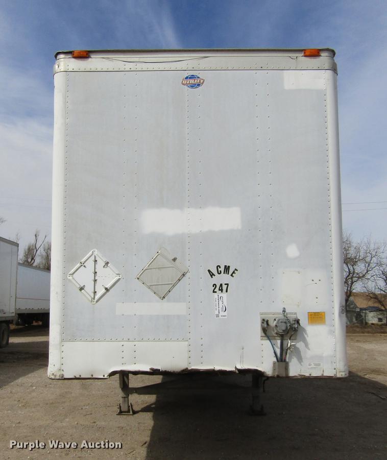 image for item DE6681 1998 Utility dry van trailer