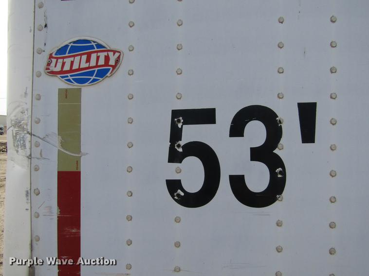 image for item DE6681 1998 Utility dry van trailer