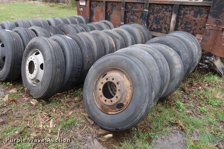 image for item DF3631 (17) 22.5 tires and wheels