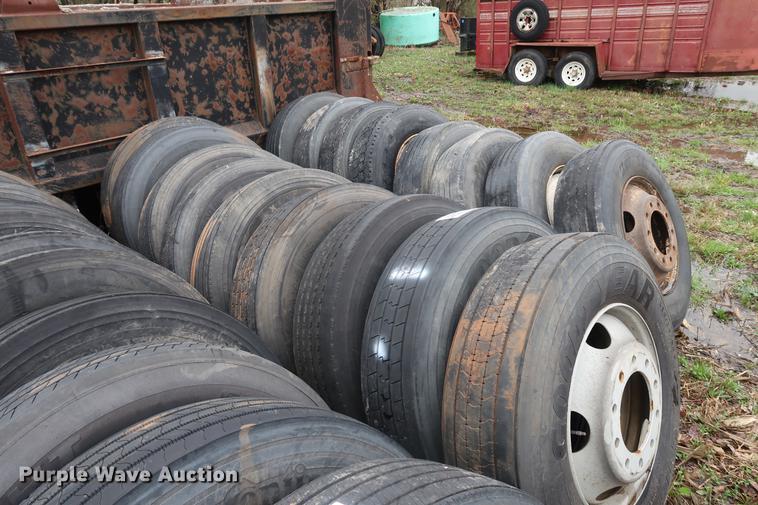 image for item DF3631 (17) 22.5 tires and wheels