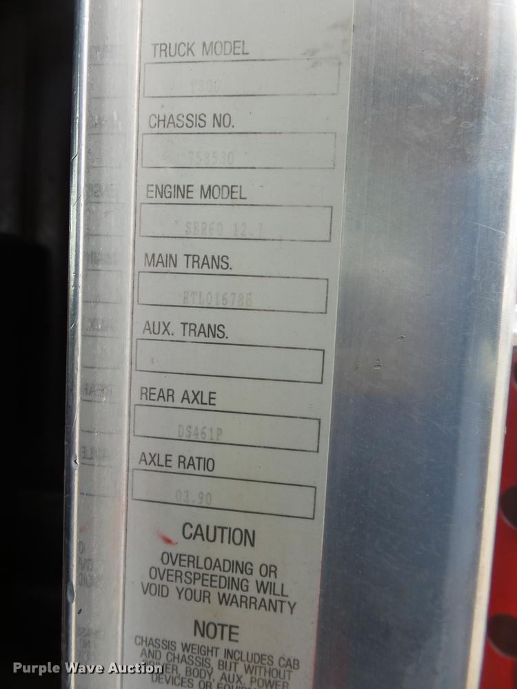 image for item DS9564 1997 Kenworth T800 semi truck