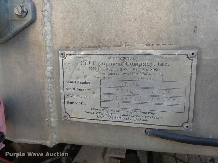 image for item DX9056 2006 CEI Pacer AT35L dry bulk trailer