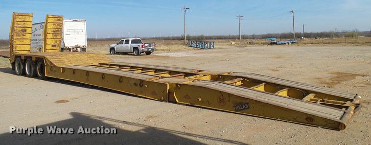 image for item EE9647 1990 Phelan/Talbert WTT-50H-FN-T1 lowboy equipment trailer