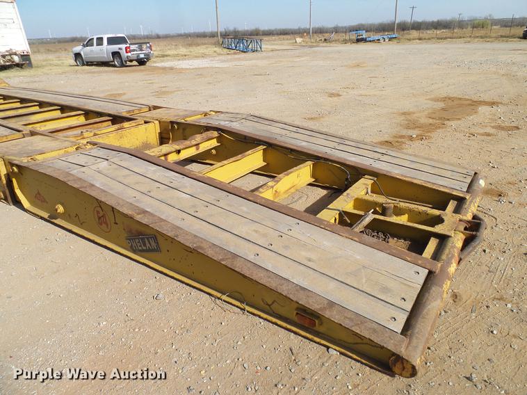 image for item EE9647 1990 Phelan/Talbert WTT-50H-FN-T1 lowboy equipment trailer