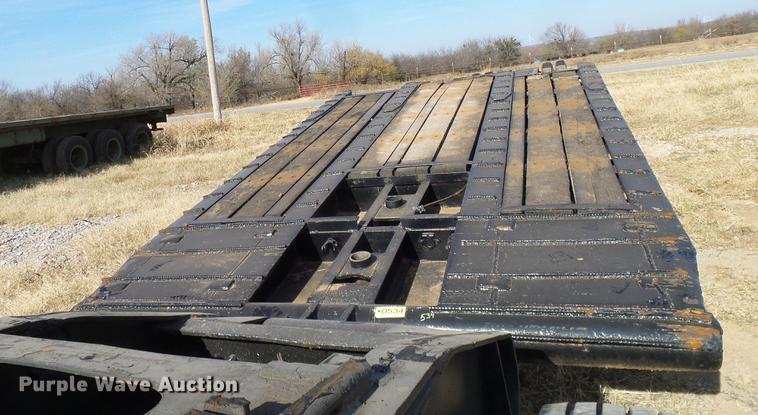 image for item EE9648 1969 Hyster lowboy equipment trailer