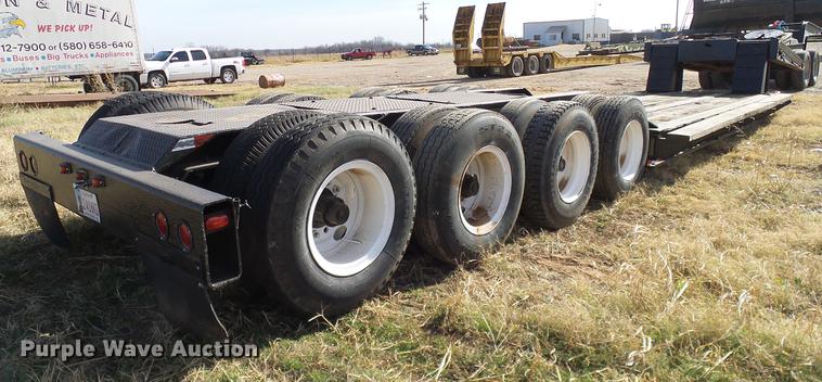 image for item EE9648 1969 Hyster lowboy equipment trailer