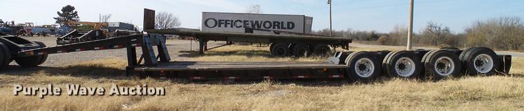 image for item EE9648 1969 Hyster lowboy equipment trailer