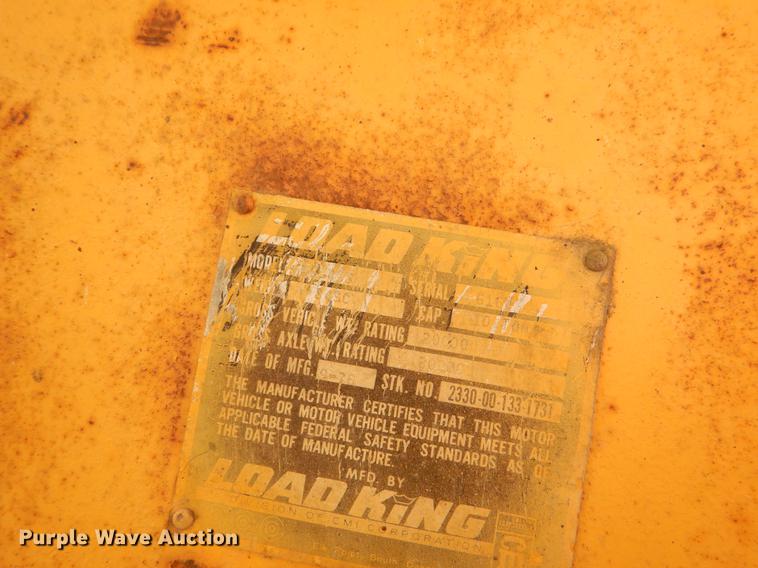 image for item EJ9845 1976 Load King D405 trailer dolly