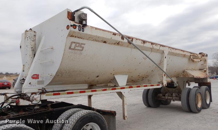 image for item EJ9874 2000 CPS end dump trailer