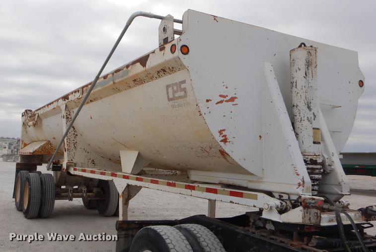 image for item EJ9874 2000 CPS end dump trailer
