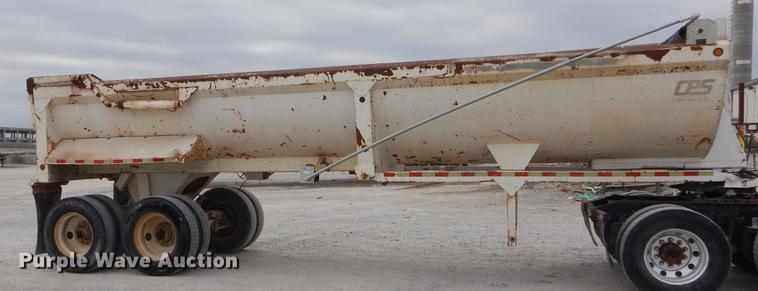 image for item EJ9874 2000 CPS end dump trailer