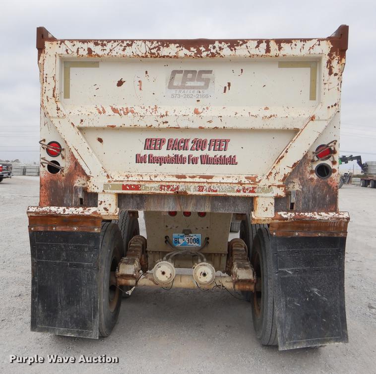 image for item EJ9874 2000 CPS end dump trailer