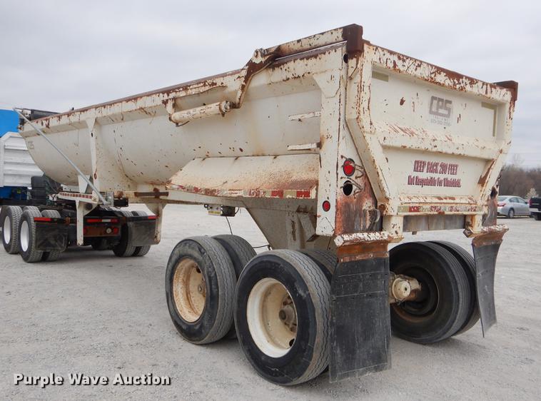 image for item EJ9874 2000 CPS end dump trailer