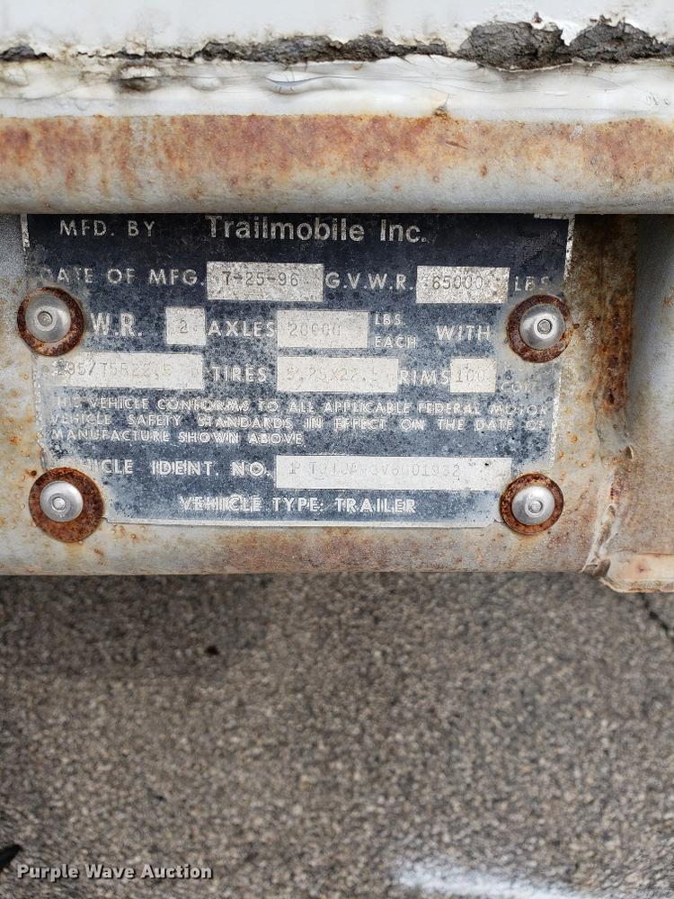 image for item G1082 1997 Trailmobile dry van trailer