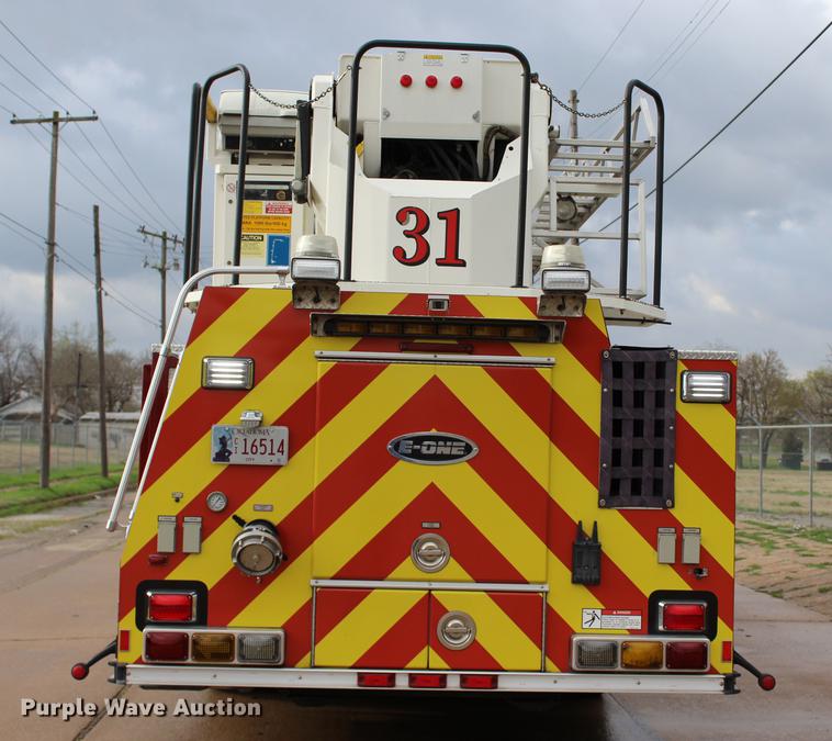 image for item BE9370 2012 E-one Cyclone II Quint ladder fire truck