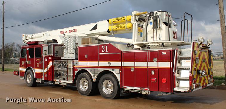 image for item BE9370 2012 E-one Cyclone II Quint ladder fire truck