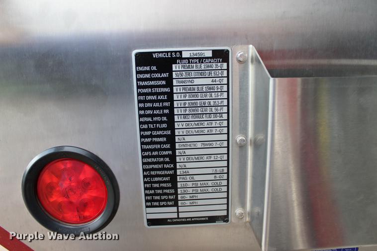 image for item BE9370 2012 E-one Cyclone II Quint ladder fire truck