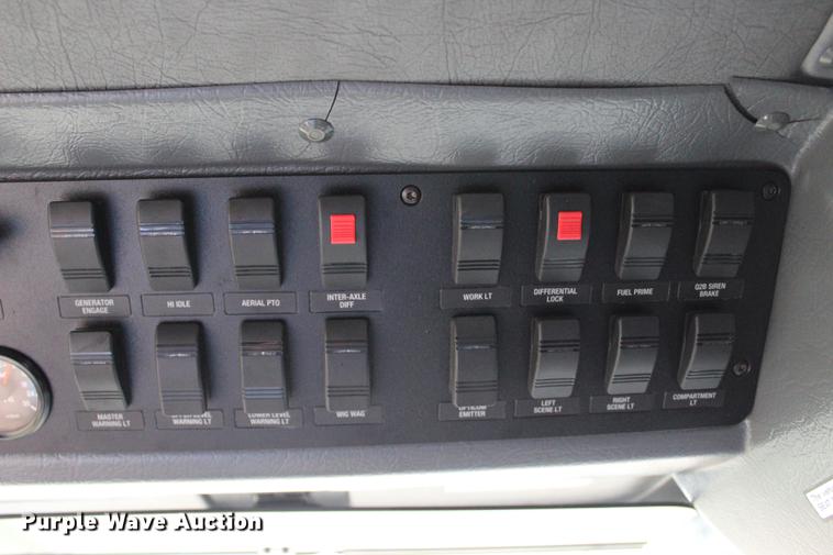 image for item BE9370 2012 E-one Cyclone II Quint ladder fire truck