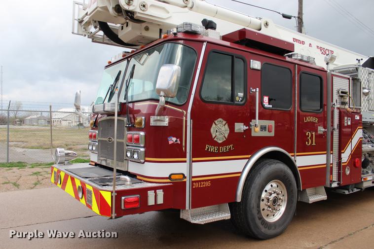 image for item BE9370 2012 E-one Cyclone II Quint ladder fire truck