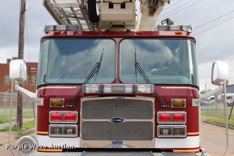 image for item BE9370 2012 E-one Cyclone II Quint ladder fire truck