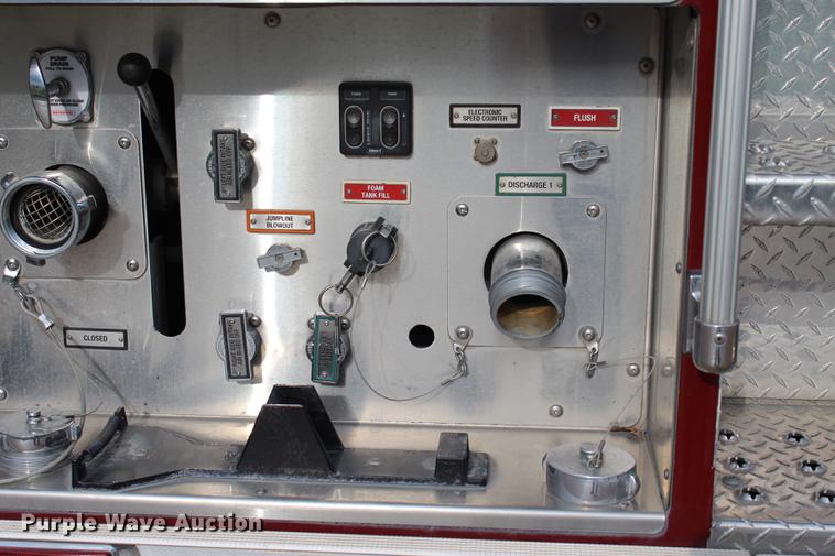 image for item BE9370 2012 E-one Cyclone II Quint ladder fire truck