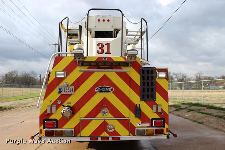 image for item BE9370 2012 E-one Cyclone II Quint ladder fire truck