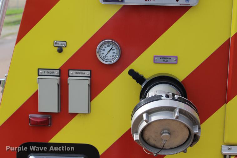 image for item BE9370 2012 E-one Cyclone II Quint ladder fire truck