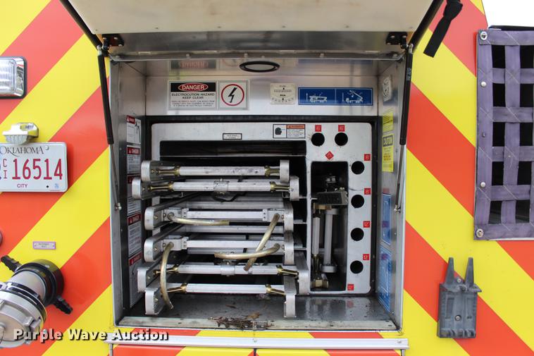 image for item BE9370 2012 E-one Cyclone II Quint ladder fire truck