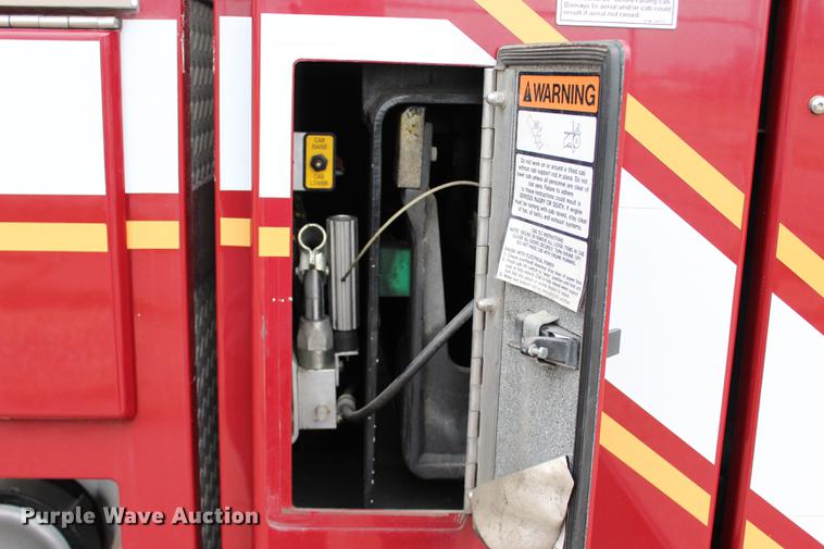 image for item BE9370 2012 E-one Cyclone II Quint ladder fire truck