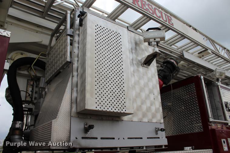 image for item BE9370 2012 E-one Cyclone II Quint ladder fire truck