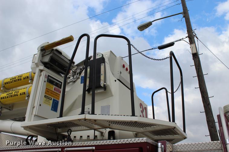 image for item BE9370 2012 E-one Cyclone II Quint ladder fire truck