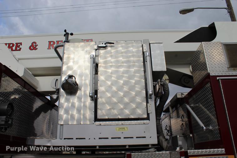 image for item BE9370 2012 E-one Cyclone II Quint ladder fire truck