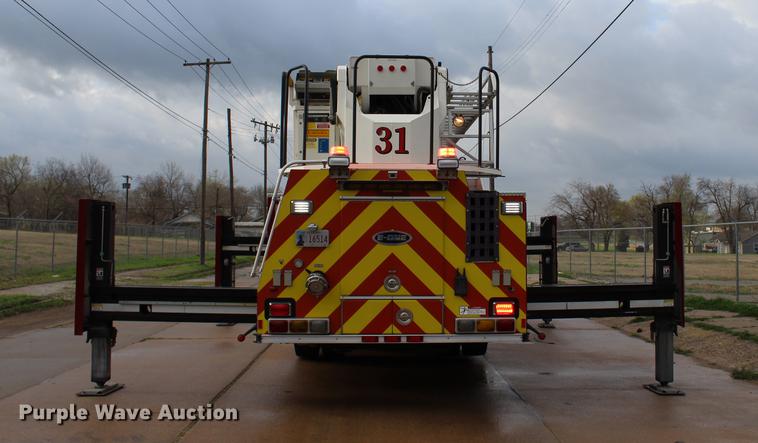image for item BE9370 2012 E-one Cyclone II Quint ladder fire truck