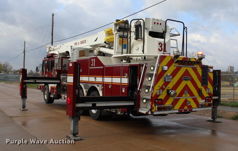 image for item BE9370 2012 E-one Cyclone II Quint ladder fire truck
