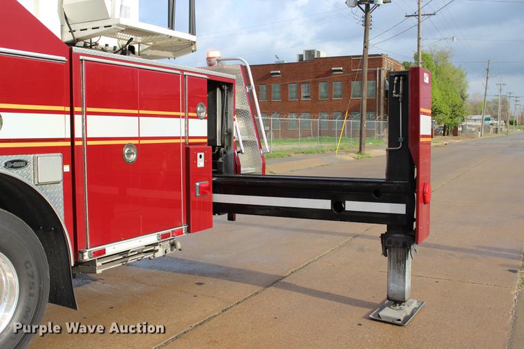 image for item BE9370 2012 E-one Cyclone II Quint ladder fire truck