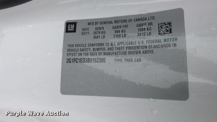 image for item DC0747 2011 Chevrolet Camaro