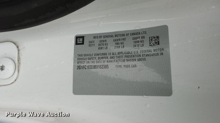 image for item DC0747 2011 Chevrolet Camaro