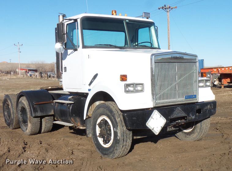 image for item DC1203 1990 Volvo WCM semi truck