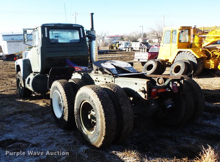 image for item DC1204 1980 Mack RD688 semi truck