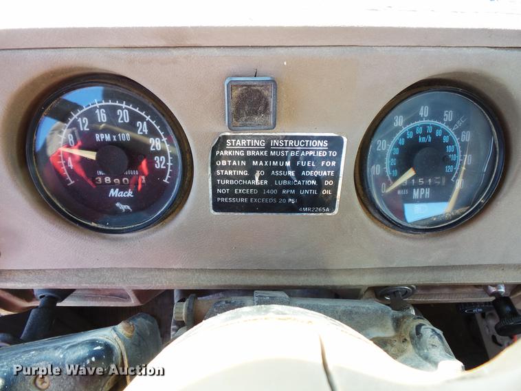 image for item DC1204 1980 Mack RD688 semi truck