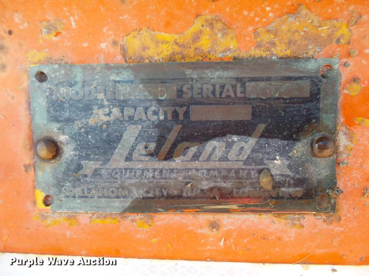 image for item DC1206 1969 Leland TL40D equipment trailer