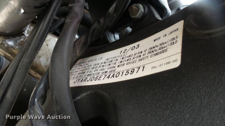 image for item DC3064 2004 Yamaha YZF-R6S/C motorcycle