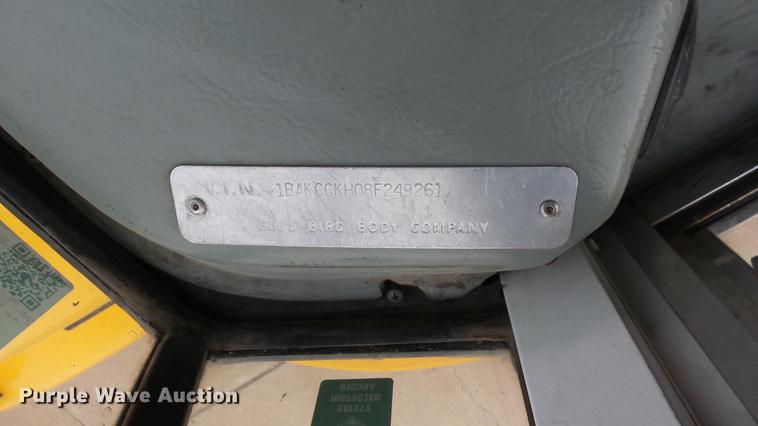 image for item DC3082 2008 Blue Bird Vision school bus